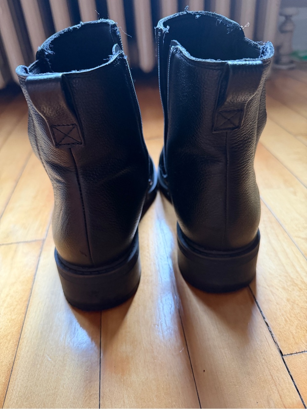 Clarks Black Leather Ankle Boots - Picture 4 of 8